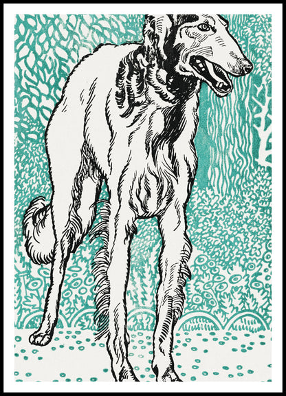 Plakat  Chart 3, Moriz Jung Vintage do Salonu