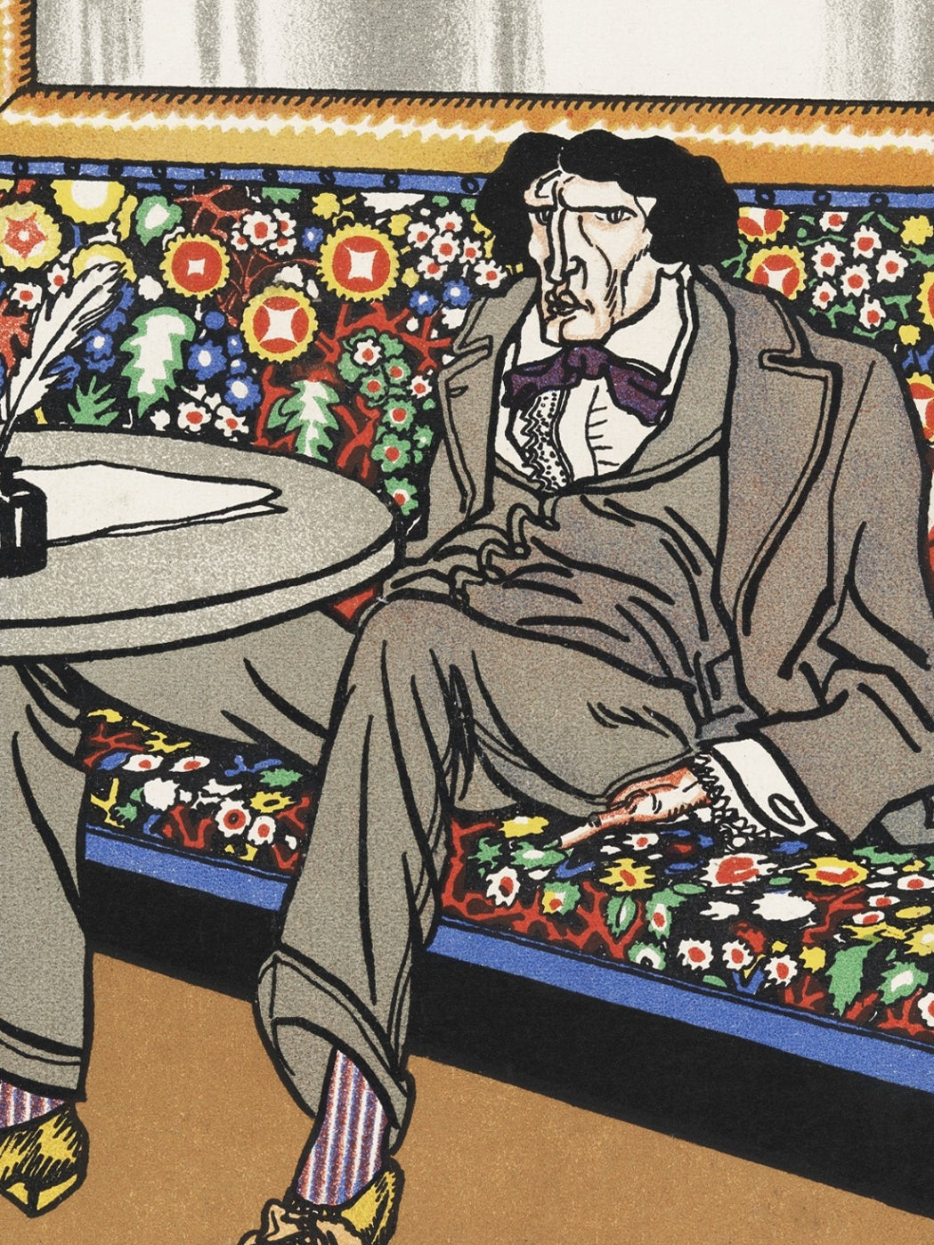 Plakat  Człowiek Literatury, Moriz Jung Vintage do Salonu