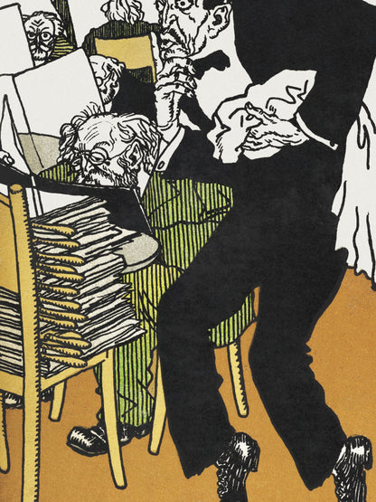 Plakat  W Czytelni, Moriz Jung Vintage do Salonu