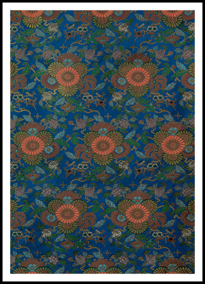 Plakat  Niebieski Wachlarz, G.A. Audsley Vintage do Salonu