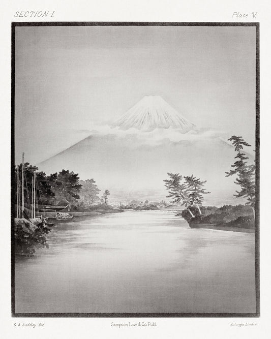 Plakat  Góra Fuji, G.A. Audsley Vintage do Salonu