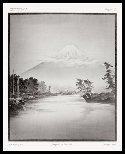 Plakat  Góra Fuji, G.A. Audsley Vintage do Salonu