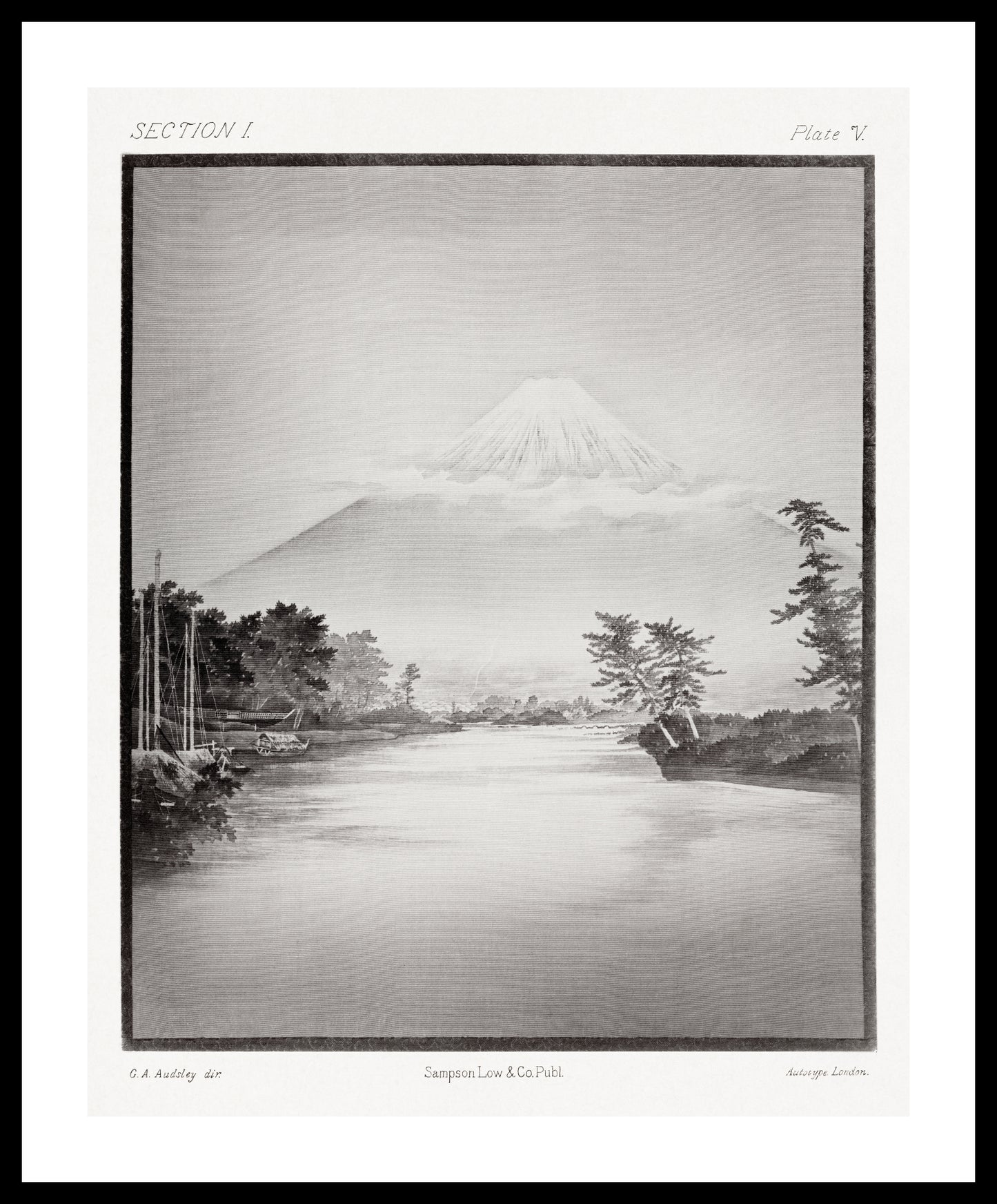 Plakat  Góra Fuji, G.A. Audsley Vintage do Salonu