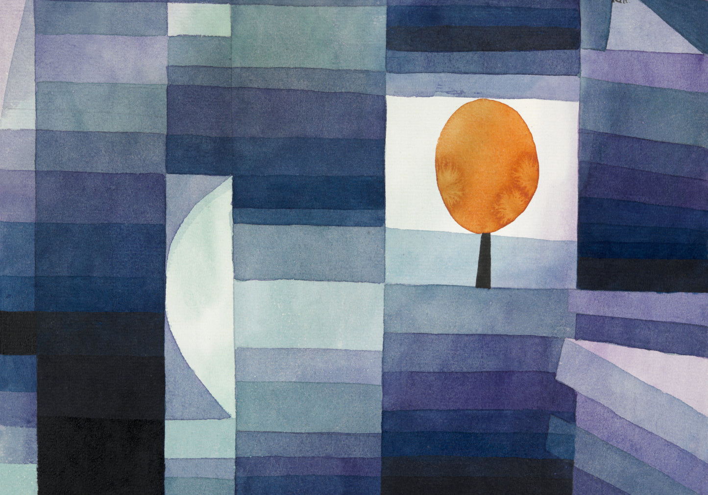 Plakat  The Harbinger of Autumn, Paul Klee Vintage Salon