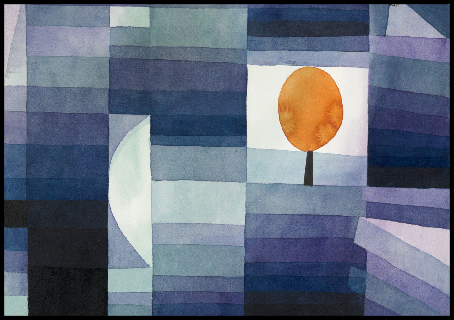 Plakat  The Harbinger of Autumn, Paul Klee Vintage Salon