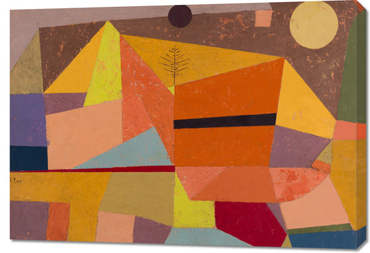 Obraz  Heitere Gebirgslandschaft, Paul Klee Vintage Salon