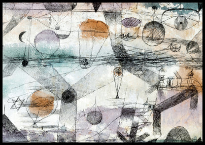 Plakat  In The Realm Of Air, Paul Klee Vintage do Salonu