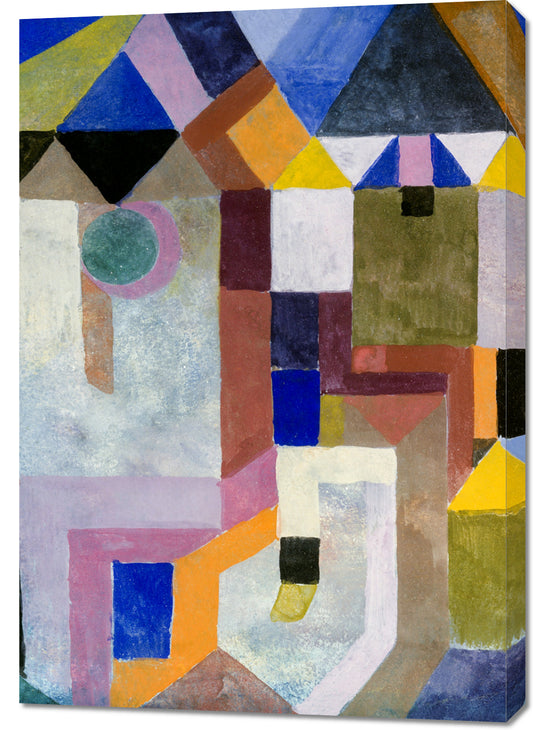 Obraz  Colorful Architecture, Paul Klee Vintage do Salonu