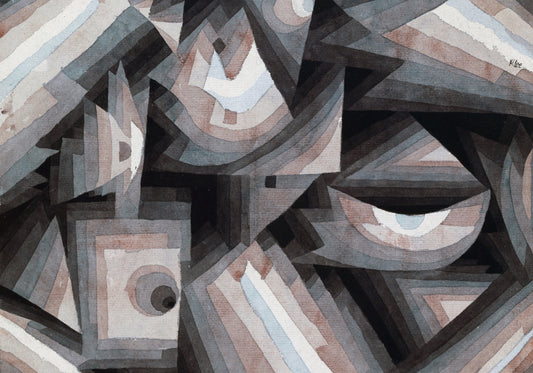 Plakat  Crystal Gradation, Paul Klee Vintage do Salonu