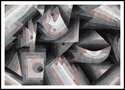 Plakat  Crystal Gradation, Paul Klee Vintage do Salonu