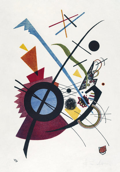Plakat  Fiolet,  Wassily Kandinsky Vintage do Salonu