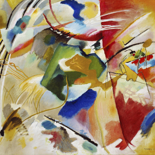Plakat  Painting with Green Center, Wassily Kandinsky
