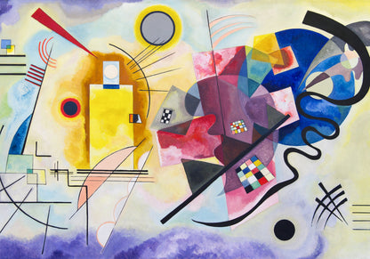 Plakat  Yellow-Red-Blue, Wassily Kandinsky Vintage Salon