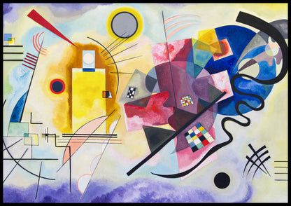 Plakat  Yellow-Red-Blue, Wassily Kandinsky Vintage Salon