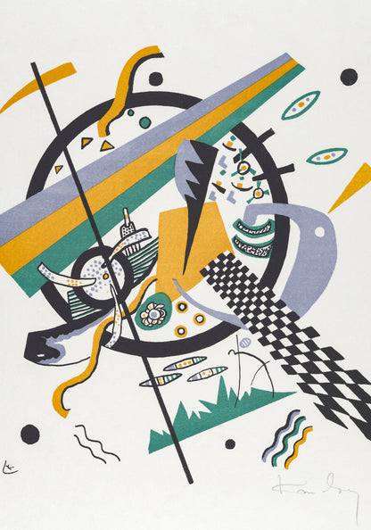 Plakat  Kleine Welten IV, Wassily Kandinsky Vintage Salon