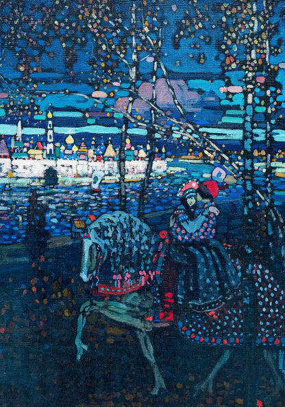 Plakat  Riding Couple, Wassily Kandinsky Vintage do Salonu