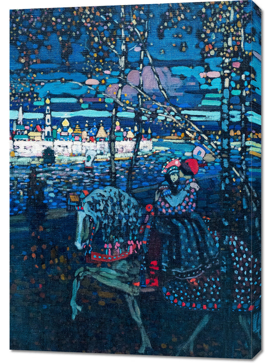 Obraz  Riding Couple, Wassily Kandinsky Vintage do Salonu