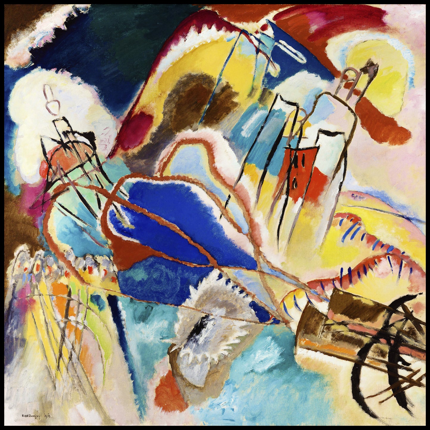 Plakat  Improvisation No. 30,  Wassily Kandinsky Vintage