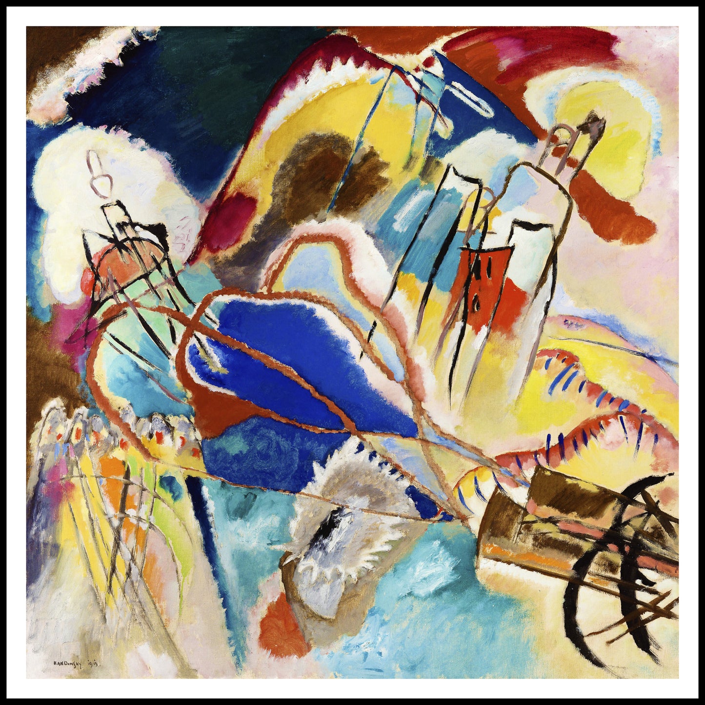 Plakat  Improvisation No. 30,  Wassily Kandinsky Vintage