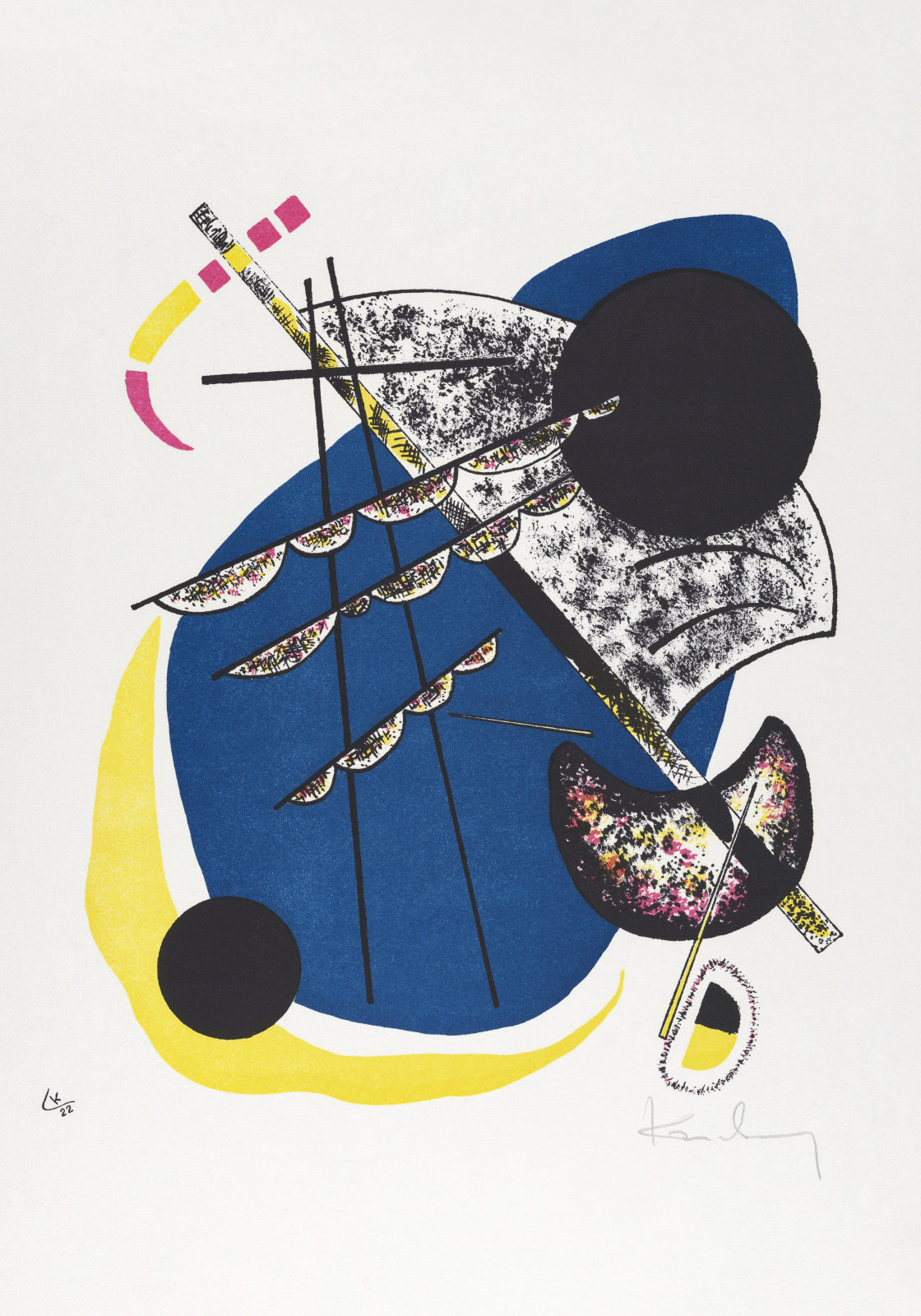 Plakat  Kleine Welten II, Wassily Kandinsky Vintage Salon
