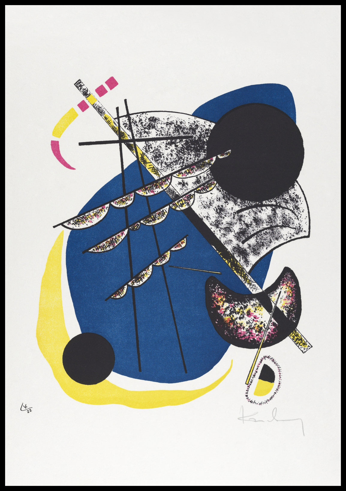 Plakat  Kleine Welten II, Wassily Kandinsky Vintage Salon