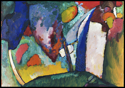 Plakat  The Waterfall, Wassily Kandinsky. Vintage do Salonu