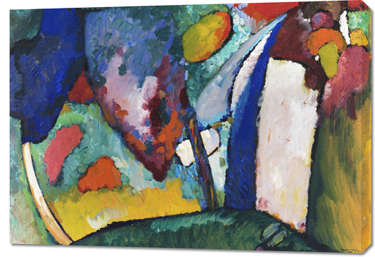 Obraz  The Waterfall, Wassily Kandinsky. Vintage do Salonu