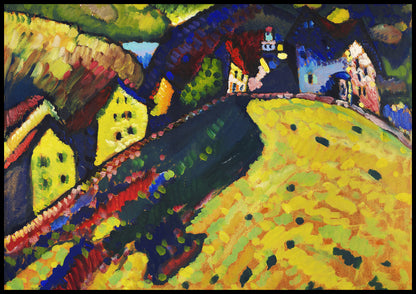 Plakat  Houses at Murnau, Wassily Kandinsky Vintage Salon