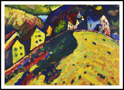 Plakat  Houses at Murnau, Wassily Kandinsky Vintage Salon