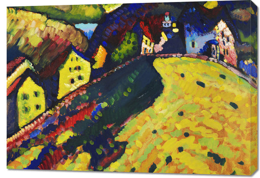 Obraz  Houses at Murnau, Wassily Kandinsky Vintage Salon