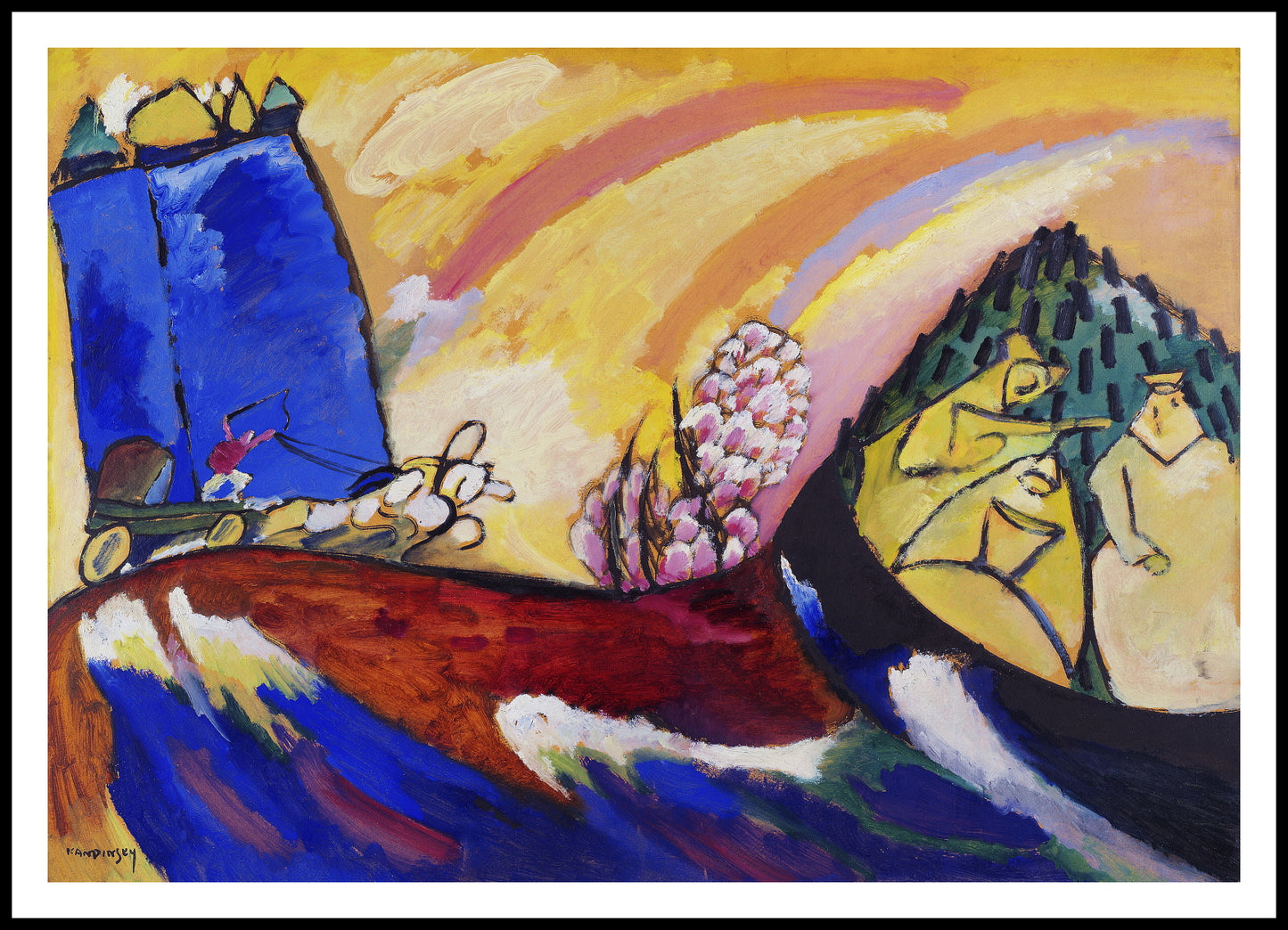 Plakat  Painting with Troika, Wassily Kandinsky Vintage