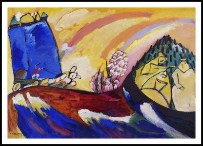 Plakat  Painting with Troika, Wassily Kandinsky Vintage