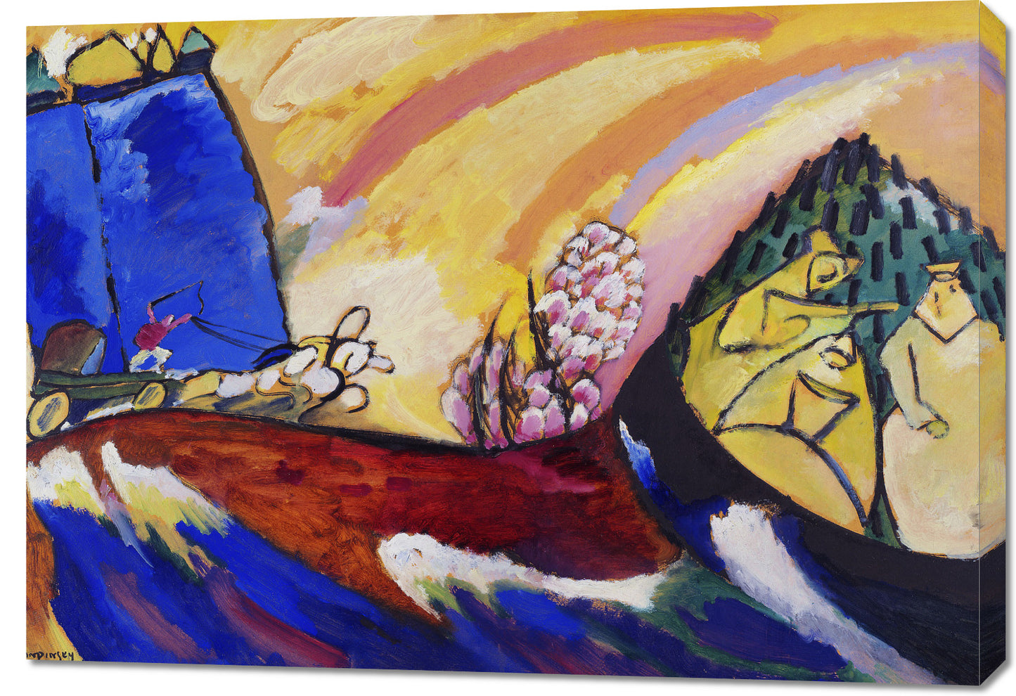 Obraz  Painting with Troika, Wassily Kandinsky Vintage