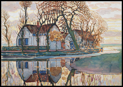 Plakat  Farm near Duivendrecht, Piet Mondrian Vintage Salon