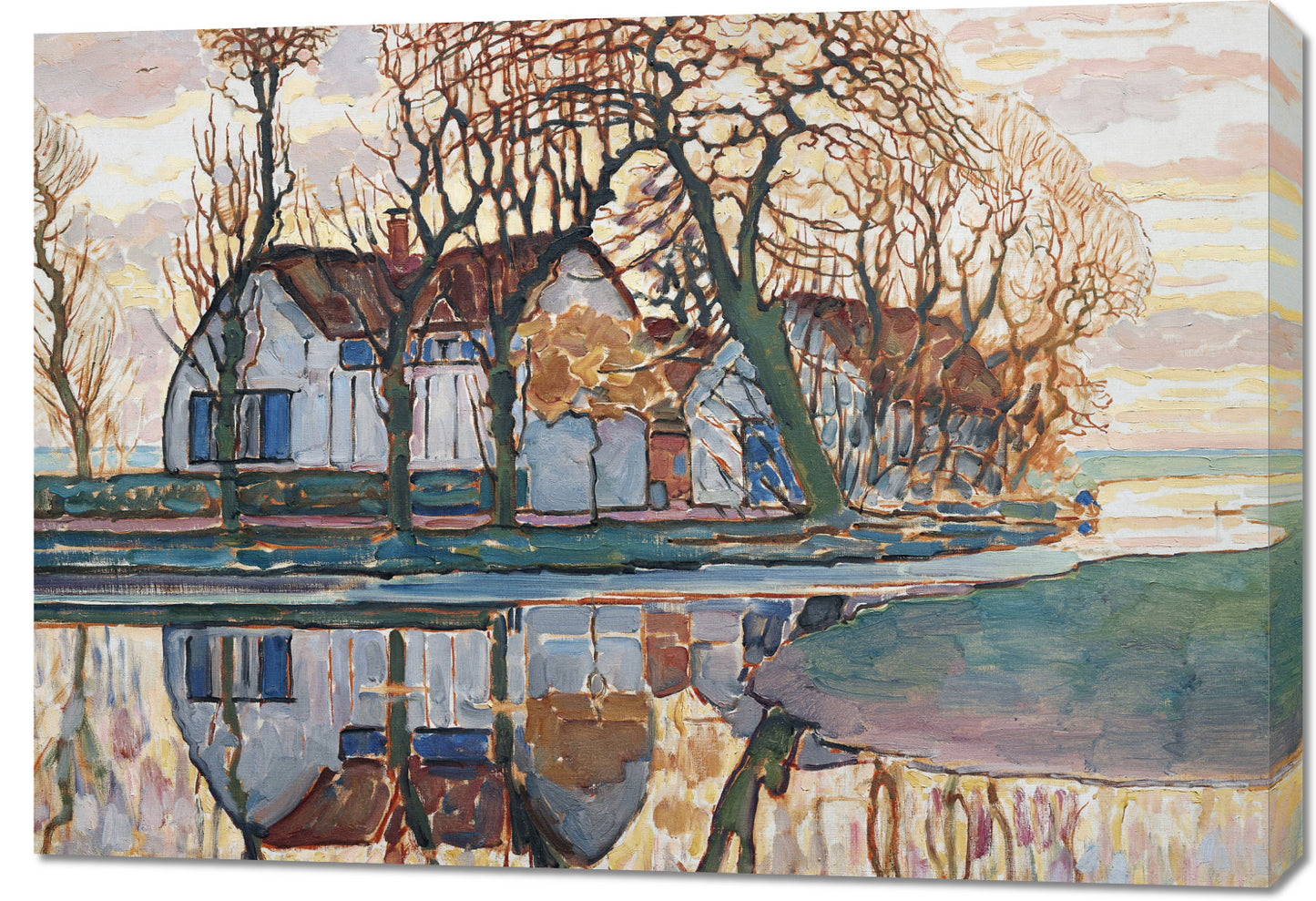 Obraz  Farm near Duivendrecht, Piet Mondrian Vintage Salon