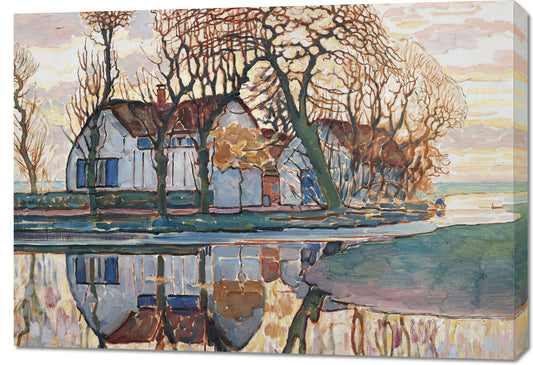 Obraz  Farm near Duivendrecht, Piet Mondrian Vintage Salon