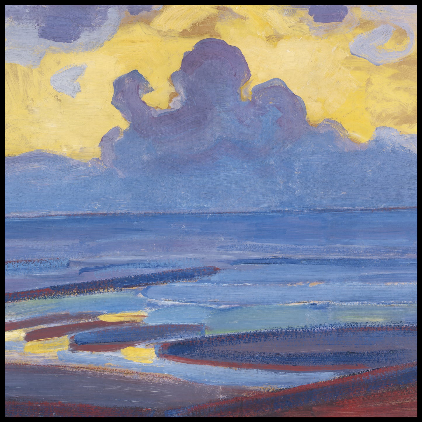 Plakat  By the Sea, Piet Mondrian Vintage do Salonu