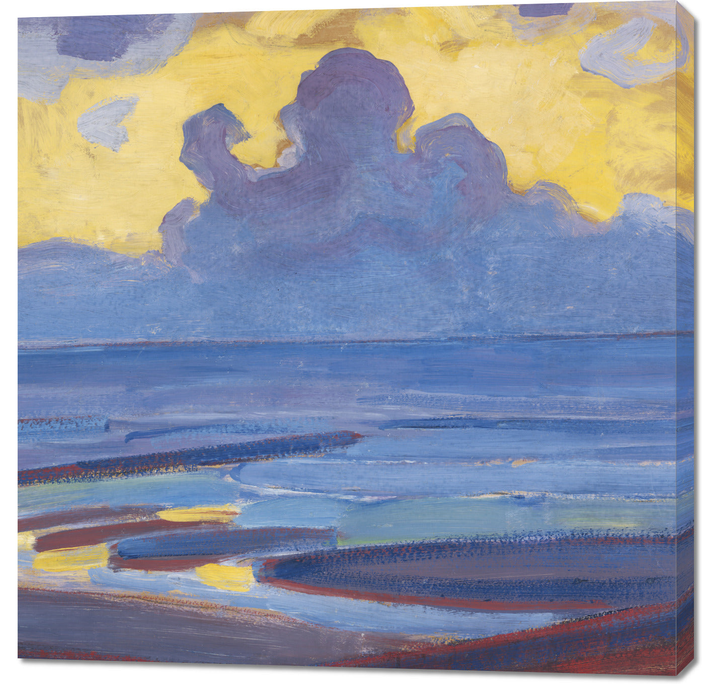 Obraz  By the Sea, Piet Mondrian Vintage do Salonu