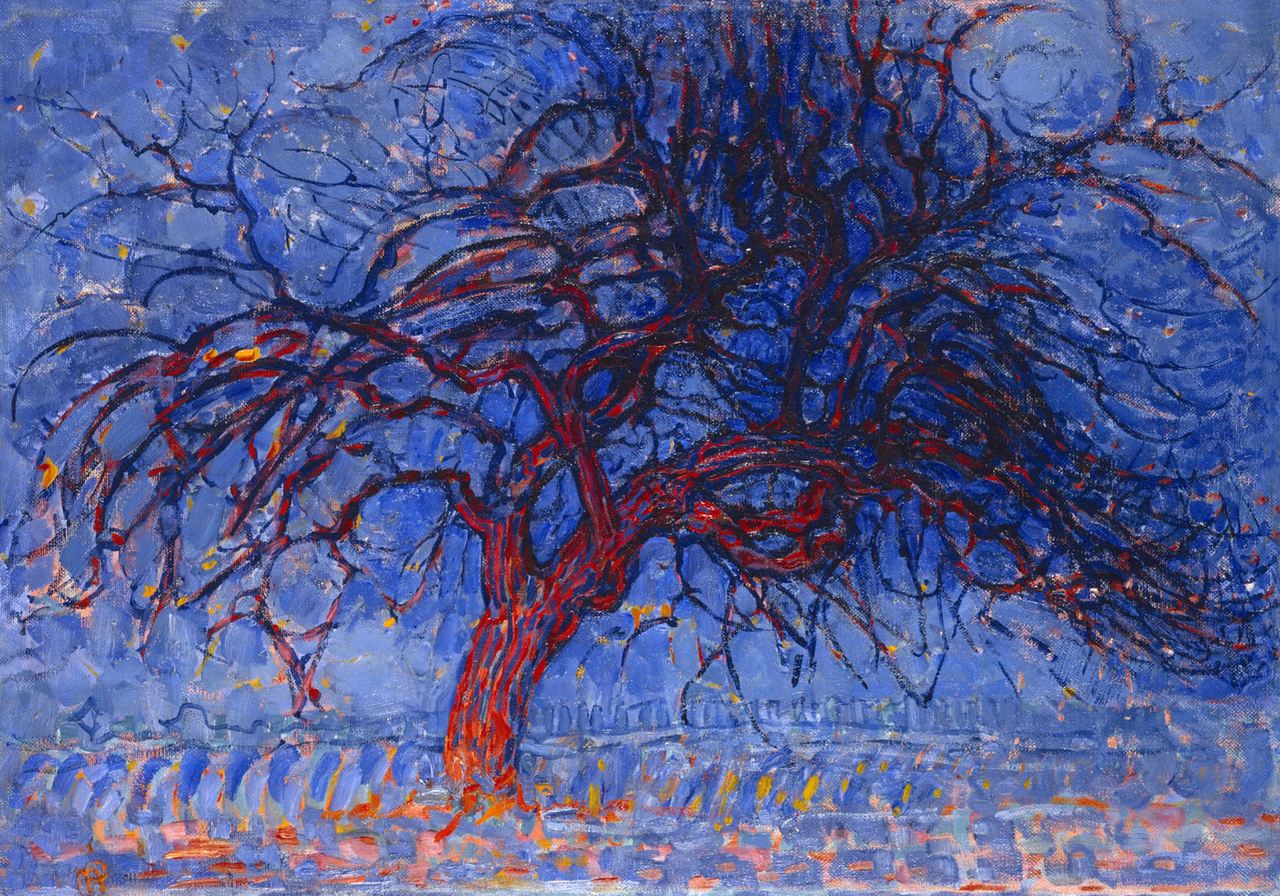 Plakat  Avond (Evening), Piet Mondrian Vintage do Salonu
