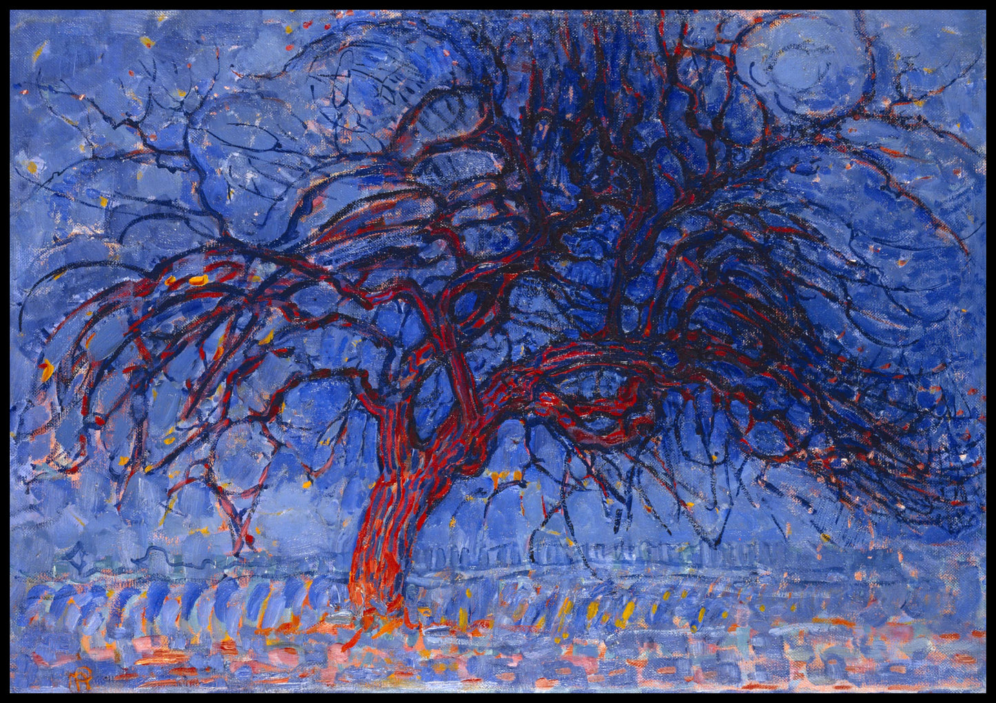 Plakat  Avond (Evening), Piet Mondrian Vintage do Salonu