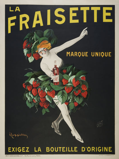 Plakat  The Fraisette, Cappiello Vintage do Salonu