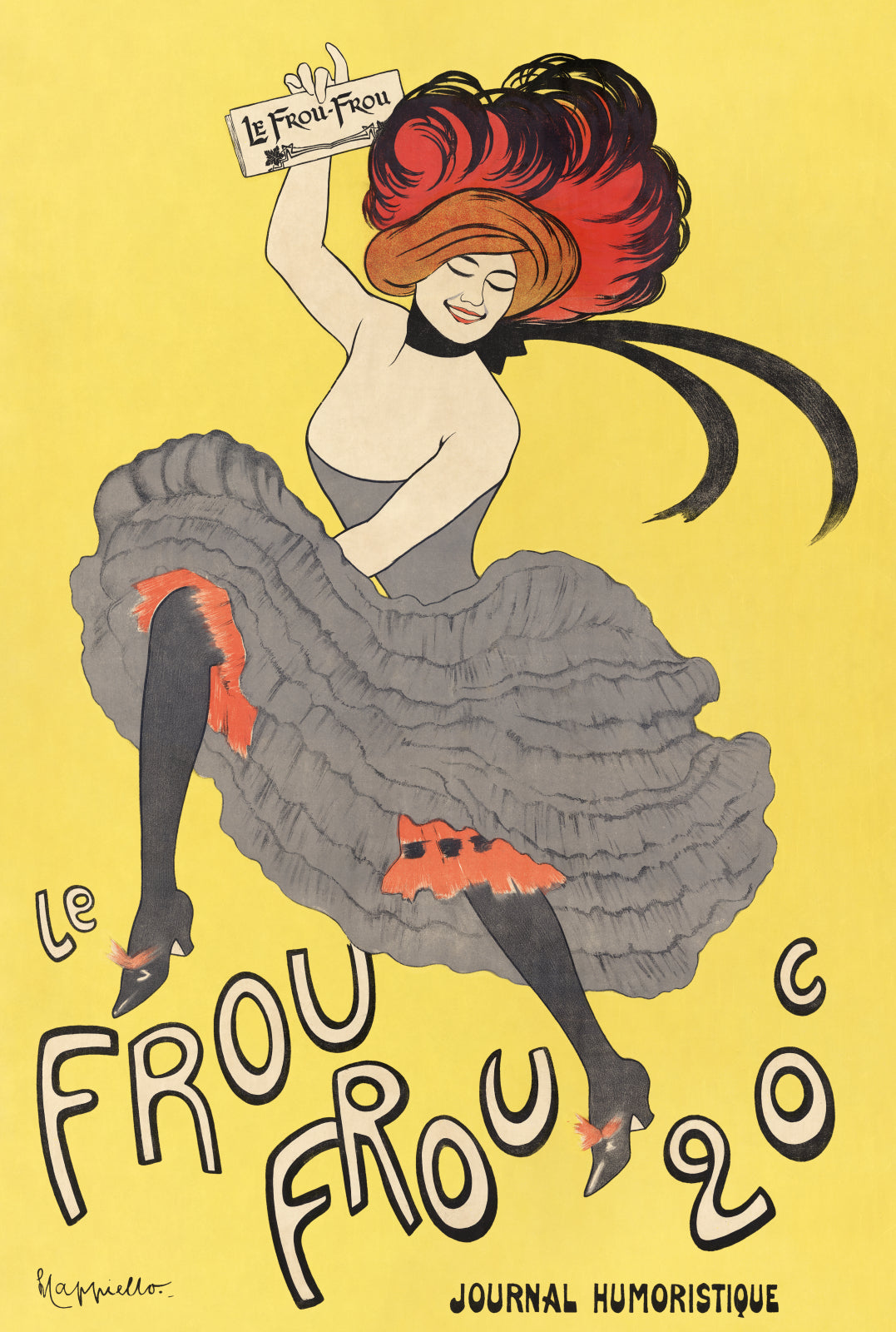 Plakat  Le Frou Frou 20', Cappiello Vintage do Salonu