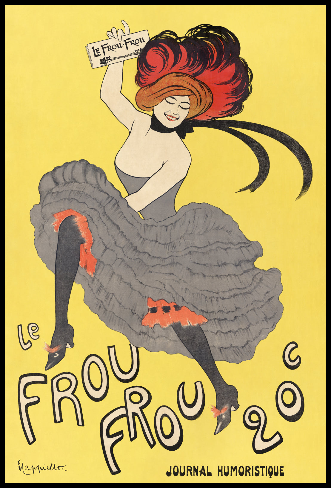 Plakat  Le Frou Frou 20', Cappiello Vintage do Salonu
