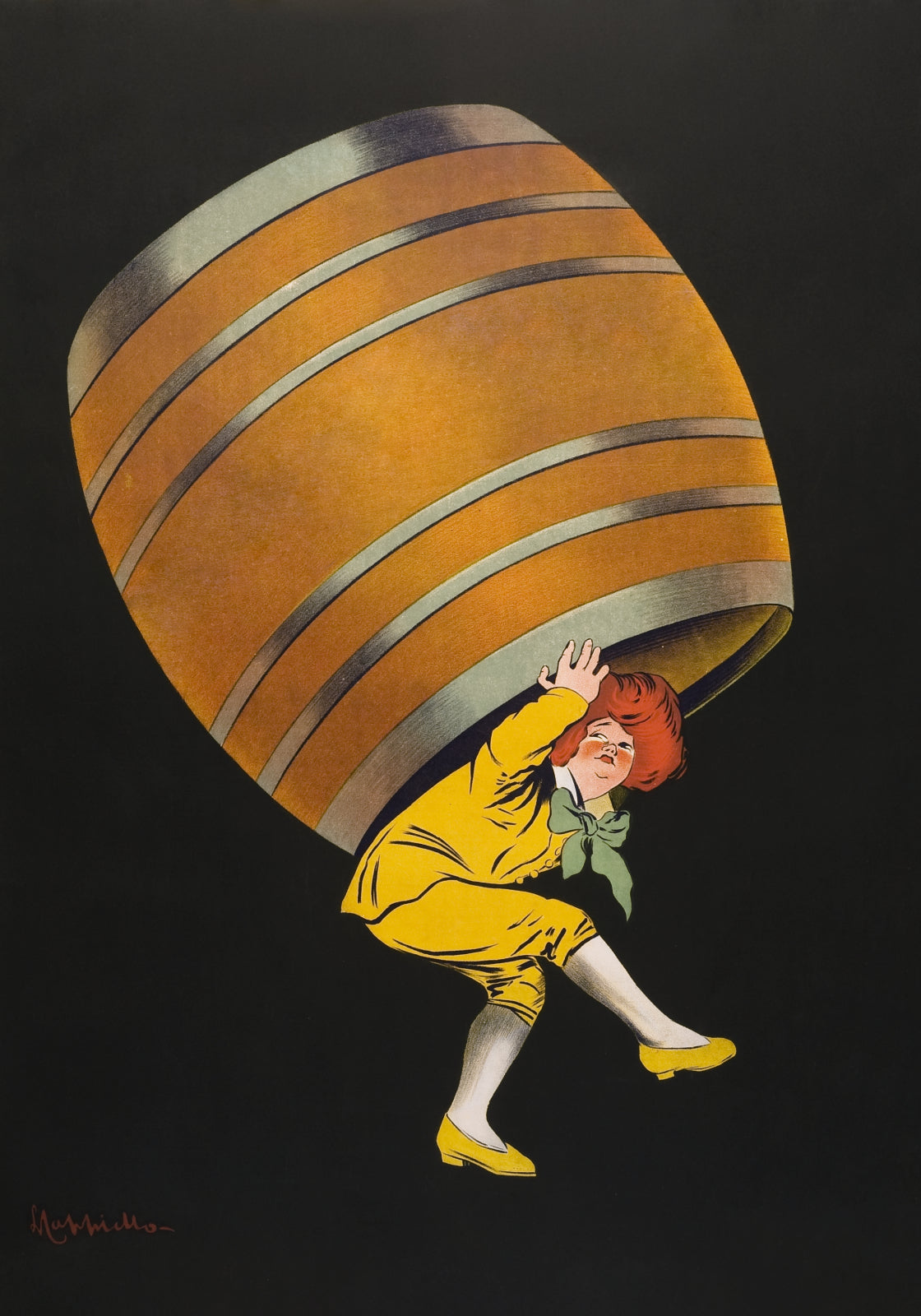 Plakat  Cognac Pellisson, Cappiello Vintage do Salonu