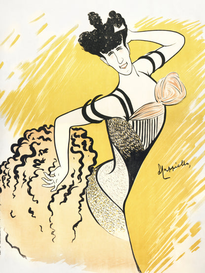 Plakat  Louise Balthy, Cappiello Vintage do Salonu