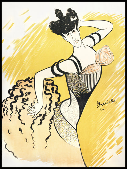 Plakat  Louise Balthy, Cappiello Vintage do Salonu