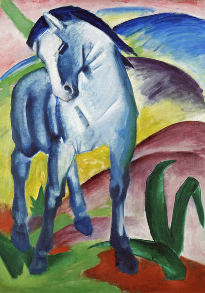 Plakat  Blue Horse I, Marc Vintage do Salonu