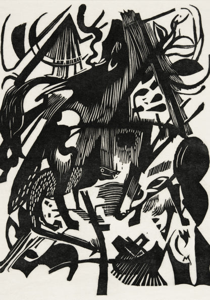 Plakat  Birth of the Wolves, Marc Vintage do Salonu