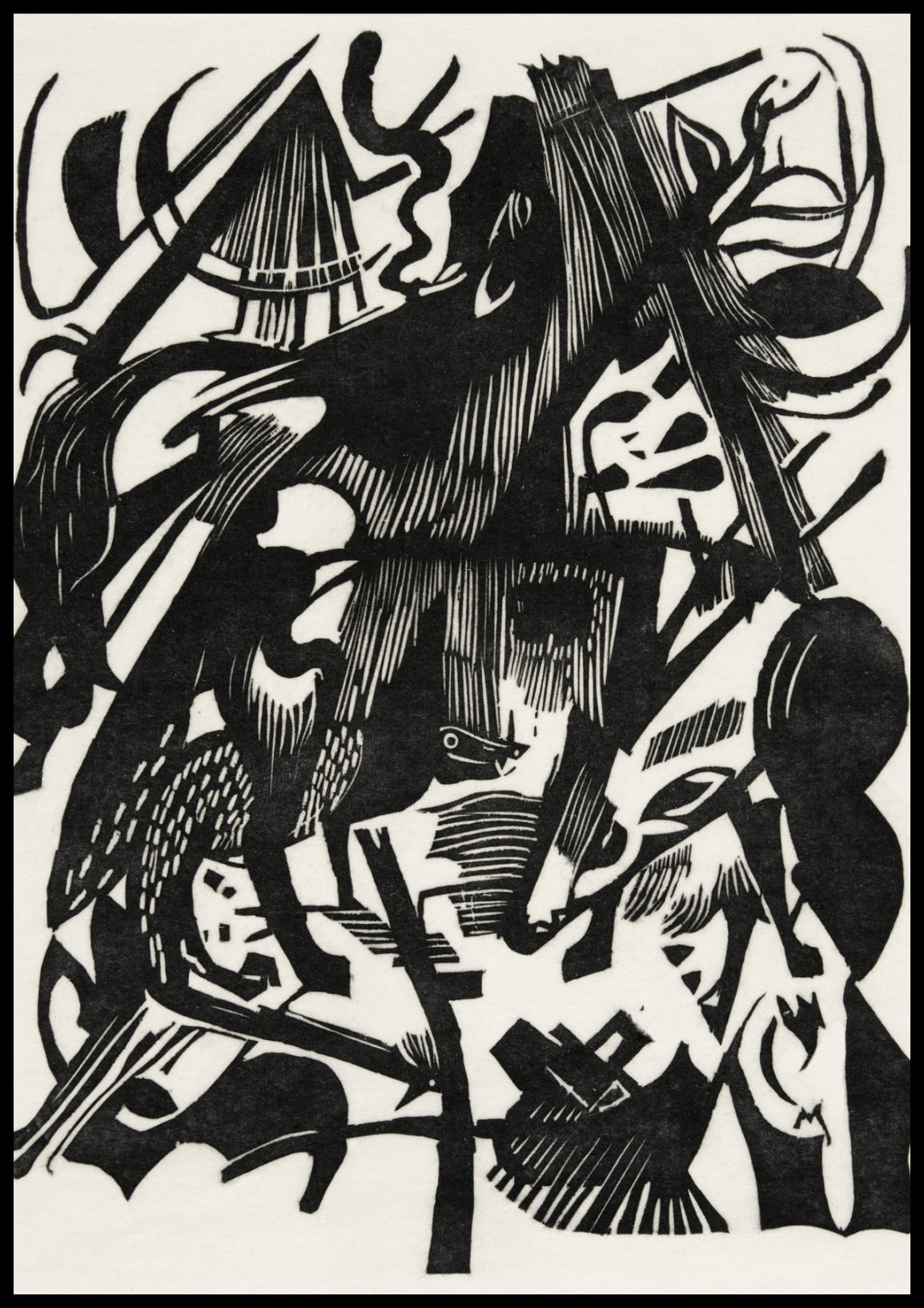 Plakat  Birth of the Wolves, Marc Vintage do Salonu
