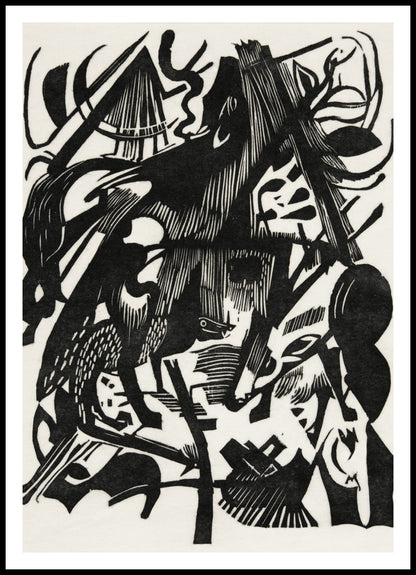 Plakat  Birth of the Wolves, Marc Vintage do Salonu